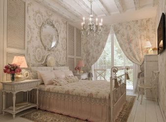 Интерьер гостиной в стиле Прованс – очарование Франции в вашем доме (170+ Фото)