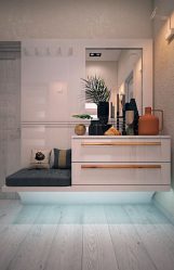 Современные идеи дизайна для прихожей и коридора (мебель, освещение, декор). ТОП-10 правил оформления + 200 ФОТО