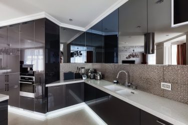 Декоративный камень на Кухне — 130 Вариантов Оформления красивых дизайнов