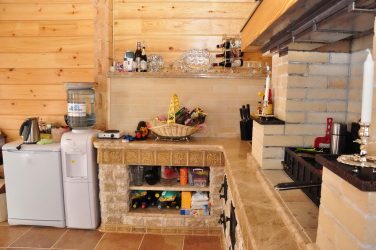 Декоративный камень на Кухне — 130 Вариантов Оформления красивых дизайнов