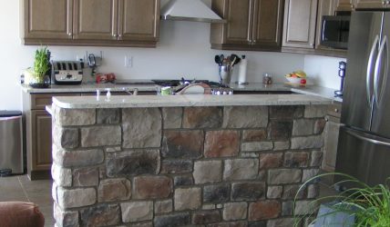 Декоративный камень на Кухне — 130 Вариантов Оформления красивых дизайнов