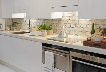 Декоративный камень на Кухне — 130 Вариантов Оформления красивых дизайнов