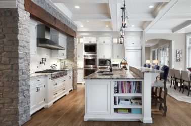 Декоративный камень на Кухне — 130 Вариантов Оформления красивых дизайнов