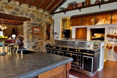 Декоративный камень на Кухне — 130 Вариантов Оформления красивых дизайнов