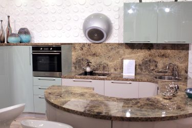 Декоративный камень на Кухне — 130 Вариантов Оформления красивых дизайнов