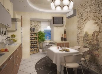 Декоративный камень на Кухне — 130 Вариантов Оформления красивых дизайнов