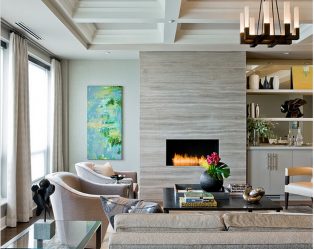 Электрический Камин с эффектом живого пламени: Настенный, Встраиваемый, Напольный. Какой модели отдать предпочтение? (230+ Фото)