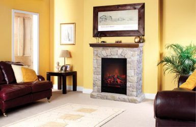 Электрический Камин с эффектом живого пламени: Настенный, Встраиваемый, Напольный. Какой модели отдать предпочтение? (230+ Фото)