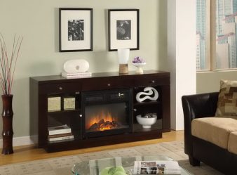 Электрический Камин с эффектом живого пламени: Настенный, Встраиваемый, Напольный. Какой модели отдать предпочтение? (230+ Фото)