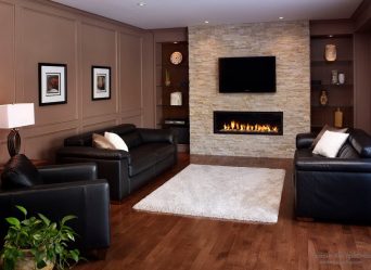 Электрический Камин с эффектом живого пламени: Настенный, Встраиваемый, Напольный. Какой модели отдать предпочтение? (230+ Фото)