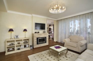 Электрический Камин с эффектом живого пламени: Настенный, Встраиваемый, Напольный. Какой модели отдать предпочтение? (230+ Фото)