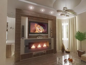 Электрический Камин с эффектом живого пламени: Настенный, Встраиваемый, Напольный. Какой модели отдать предпочтение? (230+ Фото)