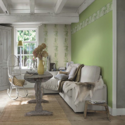 Комбинируем обои для выразительности дизайна : 135+ (Фото) Интерьеров спальни, гостиной, детской