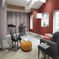 Комбинируем обои для выразительности дизайна : 135+ (Фото) Интерьеров спальни, гостиной, детской