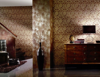 Комбинируем обои для выразительности дизайна : 135+ (Фото) Интерьеров спальни, гостиной, детской