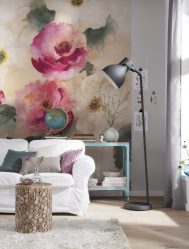 Комбинируем обои для выразительности дизайна : 135+ (Фото) Интерьеров спальни, гостиной, детской