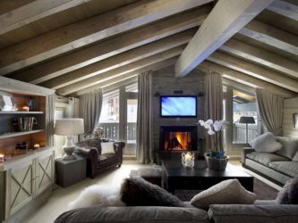 Дизайн дома с мансардой (170+ Фото) — Варианты отделки интерьера комнаты