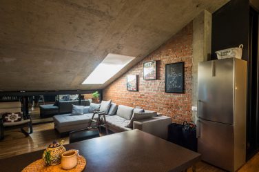 Дизайн дома с мансардой (170+ Фото) — Варианты отделки интерьера комнаты