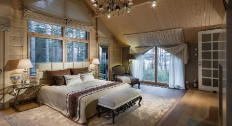 Дизайн дома с мансардой (170+ Фото) — Варианты отделки интерьера комнаты