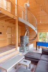 Дизайн дома с мансардой (170+ Фото) — Варианты отделки интерьера комнаты