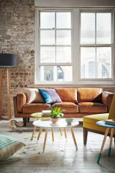 Кожаный диван в интерьере: С чем подать? 160+ (Фото). От больших до маленьких. От белых до черных