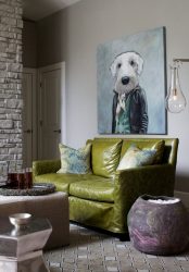 Кожаный диван в интерьере: С чем подать? 160+ (Фото). От больших до маленьких. От белых до черных