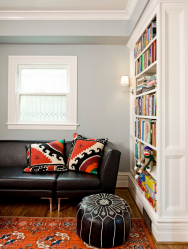 Кожаный диван в интерьере: С чем подать? 160+ (Фото). От больших до маленьких. От белых до черных