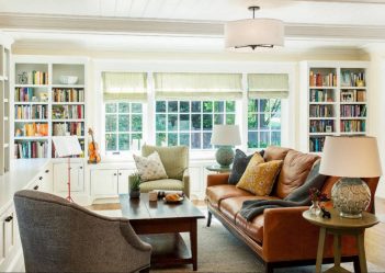 Кожаный диван в интерьере: С чем подать? 160+ (Фото). От больших до маленьких. От белых до черных