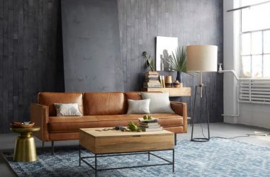 Кожаный диван в интерьере: С чем подать? 160+ (Фото). От больших до маленьких. От белых до черных