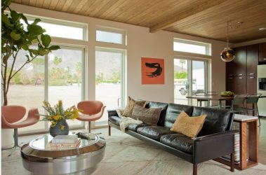 Кожаный диван в интерьере: С чем подать? 160+ (Фото). От больших до маленьких. От белых до черных