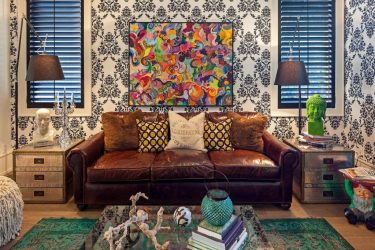 Кожаный диван в интерьере: С чем подать? 160+ (Фото). От больших до маленьких. От белых до черных