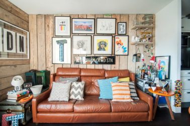 Кожаный диван в интерьере: С чем подать? 160+ (Фото). От больших до маленьких. От белых до черных