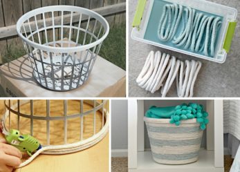 Корзина для белья в ванную: 145+ (Фото) Встраиваемых, Плетеных, Угловых