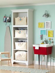 Корзина для белья в ванную: 145+ (Фото) Встраиваемых, Плетеных, Угловых