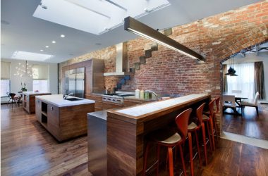 Урбанистический шик кухонь в стиле лофт — 255+ (Фото) Индустриальной атмосферы