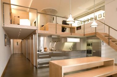 Урбанистический шик кухонь в стиле лофт — 255+ (Фото) Индустриальной атмосферы