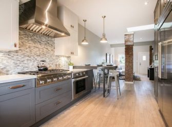 Урбанистический шик кухонь в стиле лофт — 255+ (Фото) Индустриальной атмосферы