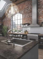 Урбанистический шик кухонь в стиле лофт — 255+ (Фото) Индустриальной атмосферы