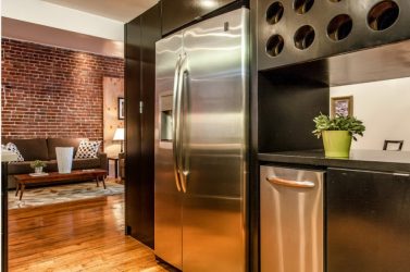 Урбанистический шик кухонь в стиле лофт — 255+ (Фото) Индустриальной атмосферы