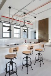 Урбанистический шик кухонь в стиле лофт — 255+ (Фото) Индустриальной атмосферы
