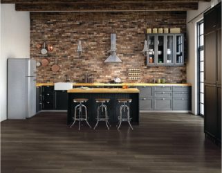 Урбанистический шик кухонь в стиле лофт — 255+ (Фото) Индустриальной атмосферы