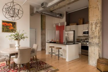 Урбанистический шик кухонь в стиле лофт — 255+ (Фото) Индустриальной атмосферы