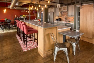 Урбанистический шик кухонь в стиле лофт — 255+ (Фото) Индустриальной атмосферы