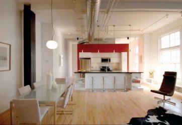 Урбанистический шик кухонь в стиле лофт — 255+ (Фото) Индустриальной атмосферы