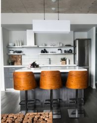 Урбанистический шик кухонь в стиле лофт — 255+ (Фото) Индустриальной атмосферы