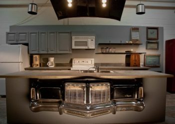 Урбанистический шик кухонь в стиле лофт — 255+ (Фото) Индустриальной атмосферы