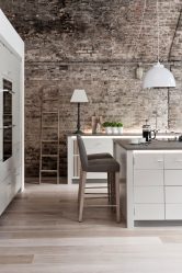 Урбанистический шик кухонь в стиле лофт — 255+ (Фото) Индустриальной атмосферы
