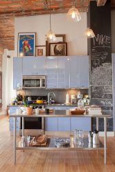 Урбанистический шик кухонь в стиле лофт — 255+ (Фото) Индустриальной атмосферы