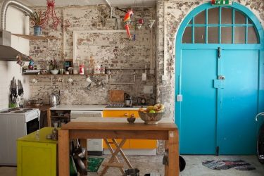 Урбанистический шик кухонь в стиле лофт — 255+ (Фото) Индустриальной атмосферы