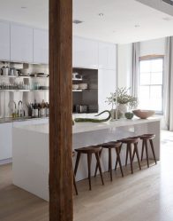 Урбанистический шик кухонь в стиле лофт — 255+ (Фото) Индустриальной атмосферы